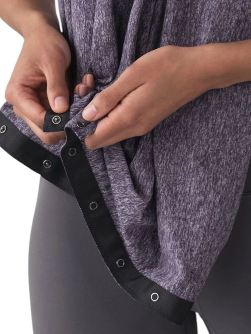 LULULEMON Vinyasa Scarf *Rulu in Heathered Artic Plum /Black — NEW WITH TAGS!!!